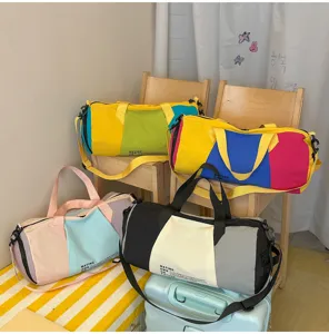 Borsa da viaggio sportiva impermeabile multicolore borsa da palestra per uomo e donna