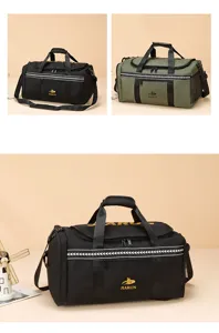 Waterproof large capacity travel duffel bag fitness sports gym luggage bag for short trips
