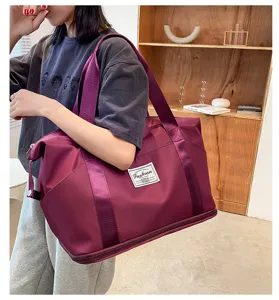 Grand sac de voyage étanche pour le sport, la salle de gym et les week-ends d'escapade.