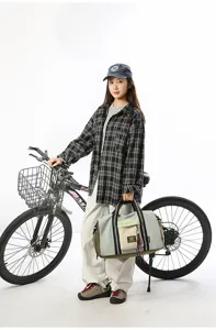 Large capacity travel duffel bag for sports, fitness, and short trips. Stylish and practical.