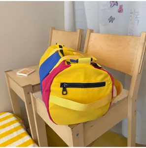 Borsa da viaggio colorblock impermeabile grande borsa sportiva fitness bagaglio.
