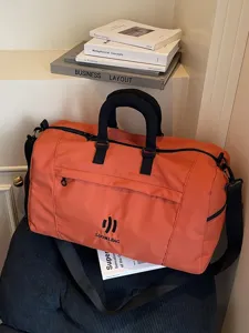 Large Capacity Travel Bag Waterproof Nylon Gym Duffel Bag With Wet Dry Compartment And Shoe Storage Unisex Luggage