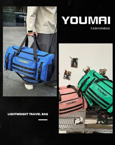 Stylish lightweight travel bag with multi pockets for commuting, business trips and storage.