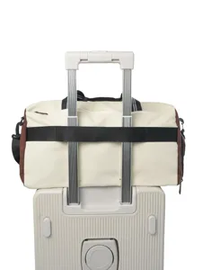 Large capacity travel duffel bag weekend overnight bag with luggage sleeve for women men