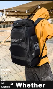 Grand sac à dos de voyage style coréen pour courts séjours, voyages d'affaires et sports.