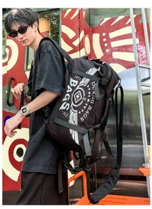 Sac à dos de voyage multifonctionnel, grand sac de sport imperméable pour navette.