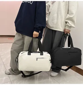 Large capacity travel duffel bag for sports, fitness, and outdoor trips. Waterproof design.