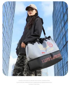 Large capacity travel duffel bag travel luggage bag casual sports crossbody bag for travel