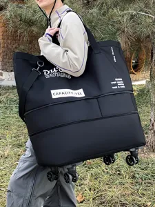 Grand sac de voyage a roulettes grande capacite sac a bandouliere pour voyage plein air