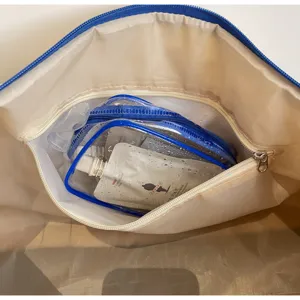 Πολυλειτουργική τσάντα αποθήκευσης ταξιδιού με σχεδιασμό αντίθεσης για εξωτερικούς χώρους.