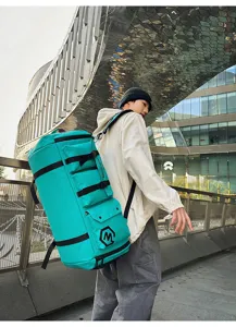 Großer Outdoor Sport Rucksack, Skifahren Reise Tasche, multifunktionaler Fitness und Wander Duffel Bag.