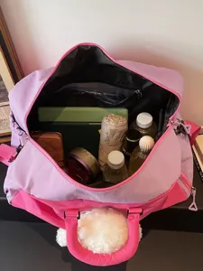 Grand sac de voyage cabine pour femme, sac de sport week-end imperméable grand bagage