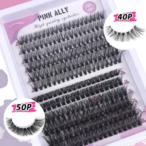 DIY Segmented Mixed Length Cluster False Eyelashes 12 Rows Natural Soft Eyelash Extensions Makeup Tools