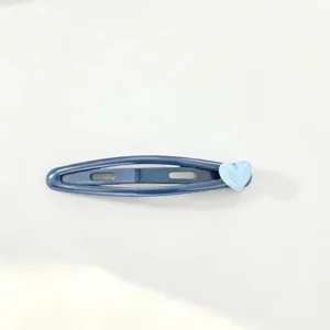 Korean style sweet heart metal snap hair clip for women fashion cute bang hairpin accessories