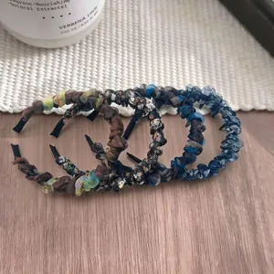 Damen Mode High Crown Zahn Umwickelter Haarreif Täglicher Mesh Blumen Haarreif Süßer Kopfschmuck Haarschmuck Für Gesicht Waschen
