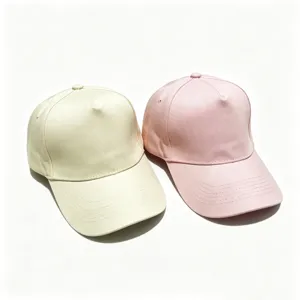 Plain cotton baseball cap, classic minimalist design, solid color dad hat for daily wear.