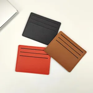 Einfache Damen Slim Kartenetui Bank Kreditkarten Aufbewahrung Tasche Mini Geldbörse