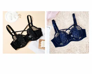 Plus Size Damen Sexy Spitzen BH Dünner Push Up Gurt Bralette Bequeme Damen Unterwäsche