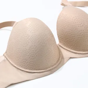 Women's Plus Size Minimizing Bra Breathable Full Cup Gathering Anti-Sagging Support Lingerie Polyamide Spandex Underwired U-Back Bra