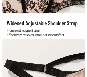 Plus size women lace bra adjustable wide shoulder straps comfort supportive lingerie top