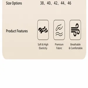 Plus size women underwear size chart and breathable comfort feature detail graphic view.