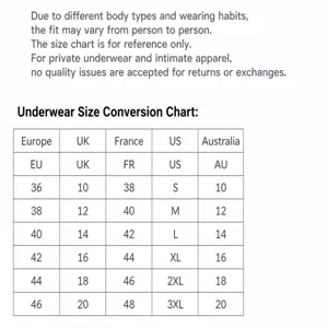 Women plus size lace mesh underwear size chart guide for summer breathable high waist panties