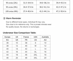 Plus size bra set size chart and international size conversion guide for comfortable fitting.