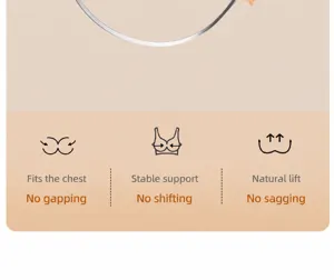 Plus size bra for women large breast reduction anti sagging gathering breathable full cup