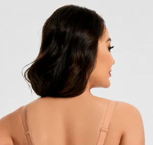 Plus size full cup bra for big breasts reducing look, adjustable straps, comfortable underwear.