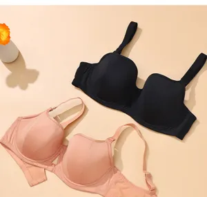 Plus size full cup bra with soft underwire, designed for comfortable everyday support and lift.