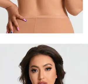 High waist women underwear seamless comfortable breathable daily wear plus size briefs.