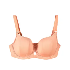 Plus size full cup bra with soft underwire, designed for minimizing big breasts and daily wear.