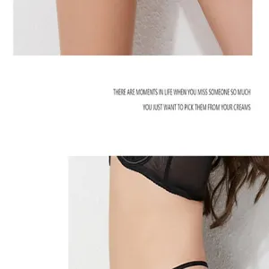 Sexy mesh lace breathable plus size women briefs and underwear set for summer daily wear.