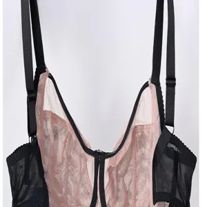 Plus size lace bra full cup thin underwire unlined lingerie comfortable daily wear