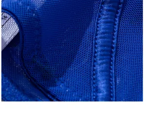 Women breathable mesh plus size underwear fabric detail, comfortable and summer wear.