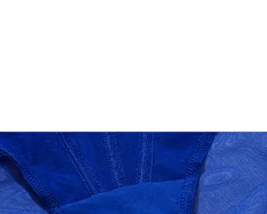 Details showing the breathable mesh fabric and comfortable cotton crotch of women's underwear.