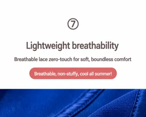 Breathable lace plus size women's panties fabric detail, lightweight and skin-friendly.