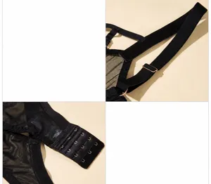 Plus size sexy push up bra for women, thin cup wireless comfortable daily underwear detail.