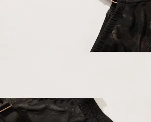 Detail shot of the back closure featuring a four-row three-hook design for secure and stable support.