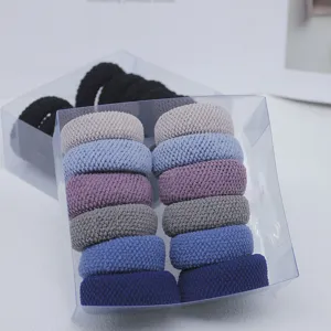 Chouchous Épaissis à Haute Élasticité pour Cheveux Cordes Simples et Polyvalentes Attache Queue de Cheval Accessoires de Coiffure