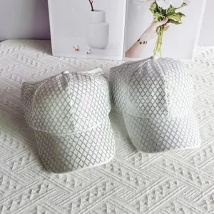 Luxurious rhinestone lattice baseball cap for women, stylish empty top sun hat for summer outdoor.