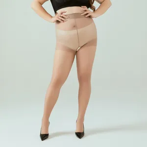 Grote maat open kruis doorschijnende panty sexy ultra dunne transparante kousen voor dames