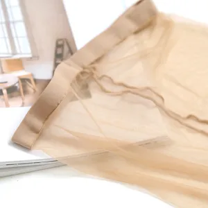 Summer sheer nude pantyhose ultra-thin translucent breathable stockings for women