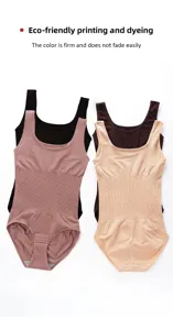 Bauchweg Body Damen Miederbody Nahtlose Figurformender Body Shaper Unterwäsche