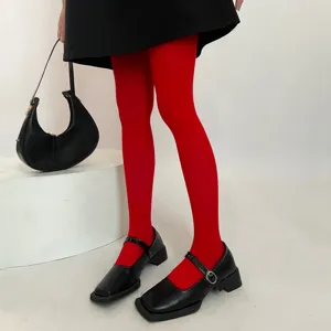 Comfortable 80D velvet colored tights for women autumn winter fashion daily wear options