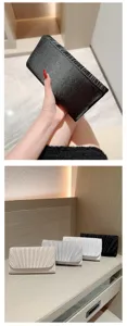 Elegant pleated evening clutch bag for women, stylish shoulder crossbody bag for party.