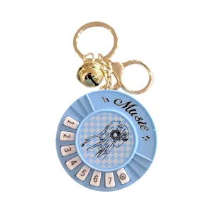 Mini music rhythm toy keychain cute backpack pendant portable electronic piano accessory
