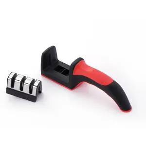 Household 3 Stage Knife Sharpener Detachable Tungsten Steel Ceramic Kitchen Sharpening Tool Quick Edge Sharpener