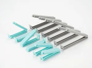 Set van plastic snack voedsel afdichtingsclips, vochtbestendige zak clips keuken.