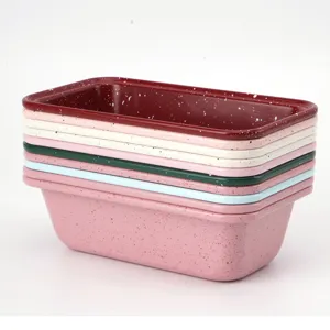 Moule a pain rectangulaire en acier carbone colore pour cuisine et patisserie pro